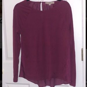 Long sleeve work blouse